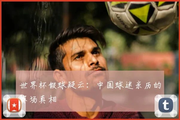 世界杯假球疑云:中国球迷亲历的赛场真相
